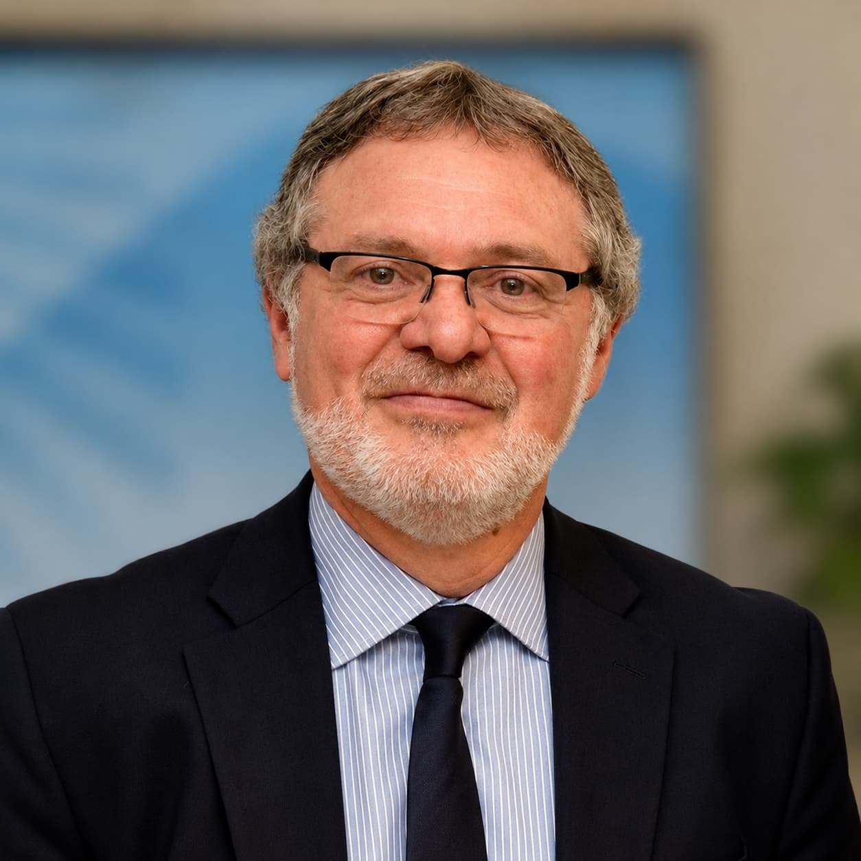 Portrait of Israel Gloger, OBE, PhD, FRSB